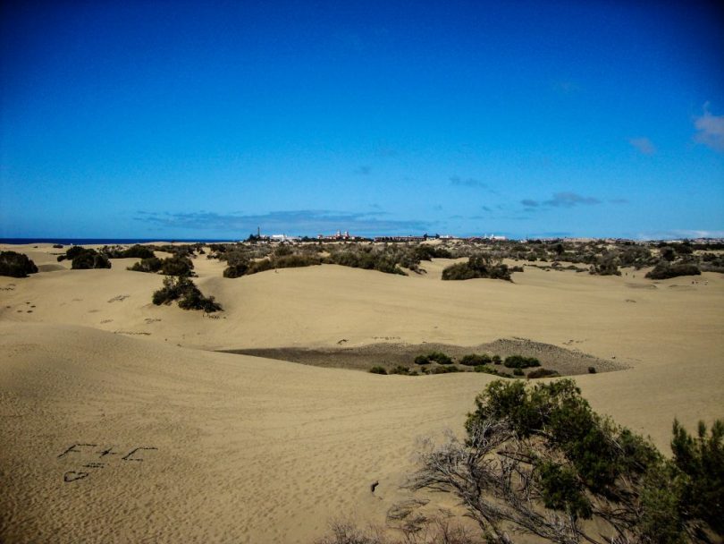 Sandfeld in den Münen
